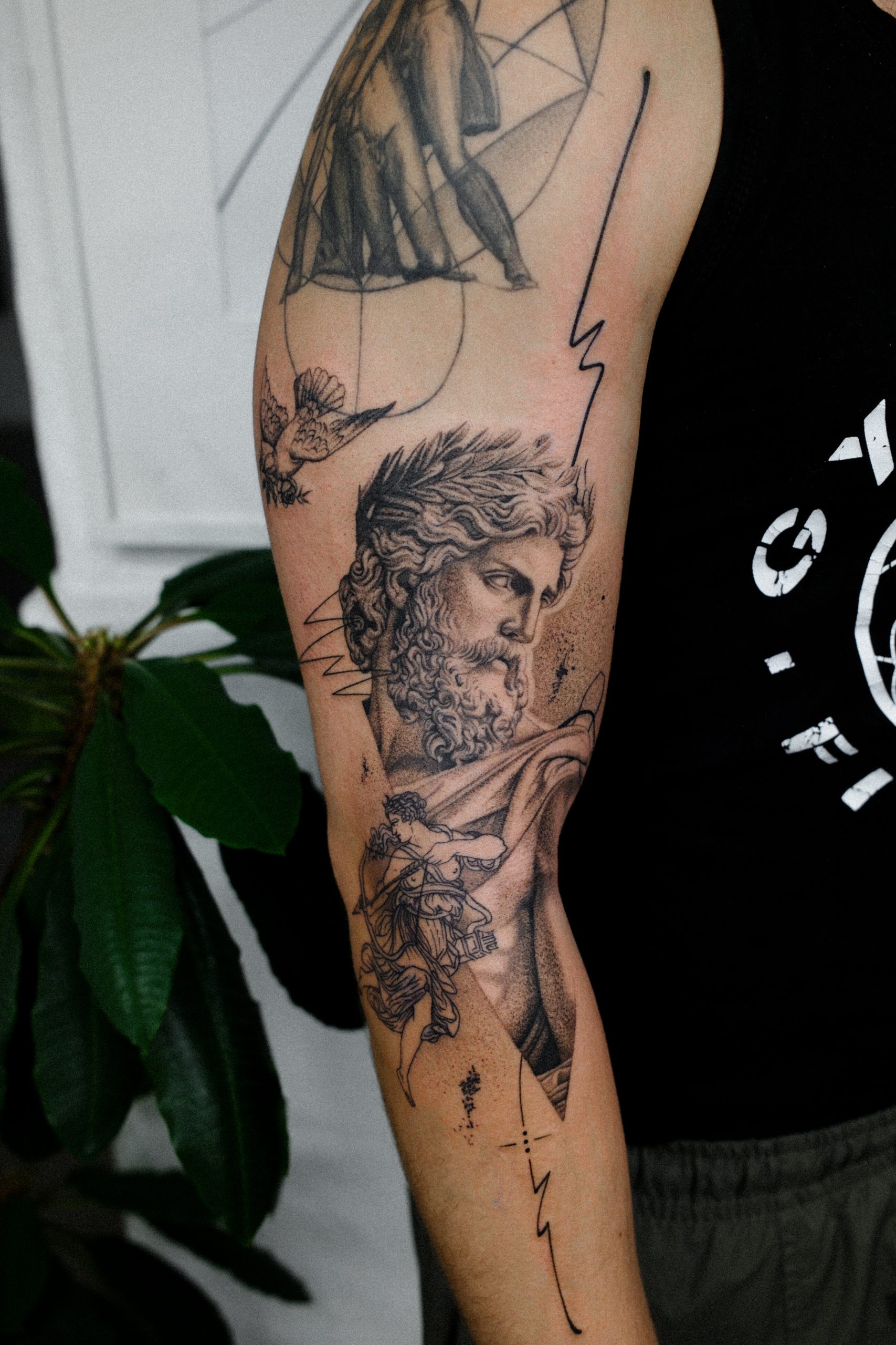 Tattoo composition by Oskar Sterner